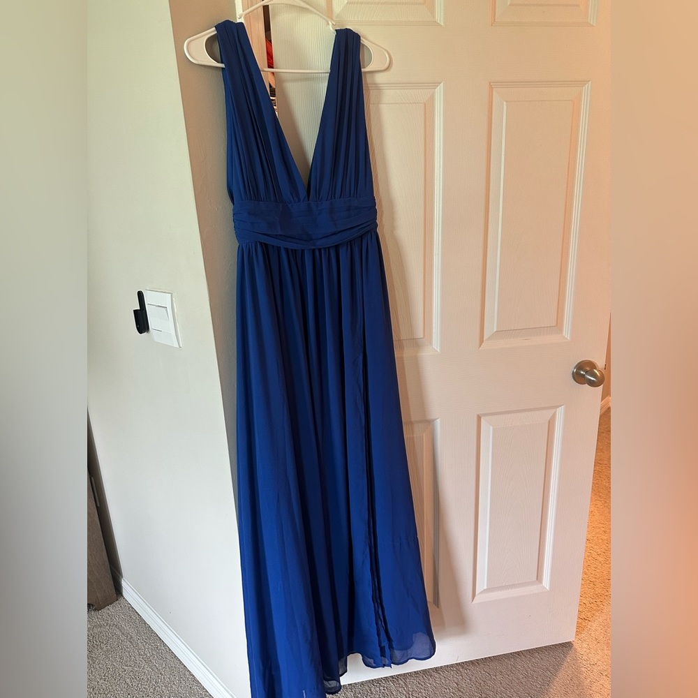 Heavenly Hues Royal Blue Maxi Dress